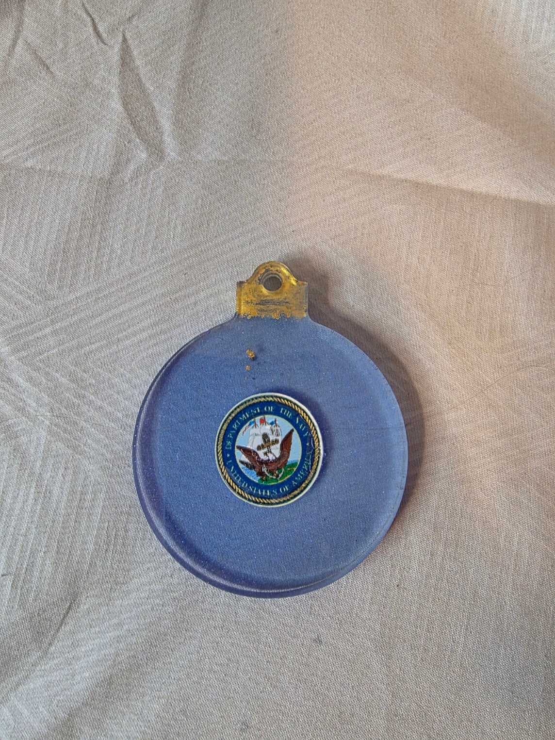 US Navy Emblem Christmas Ornament