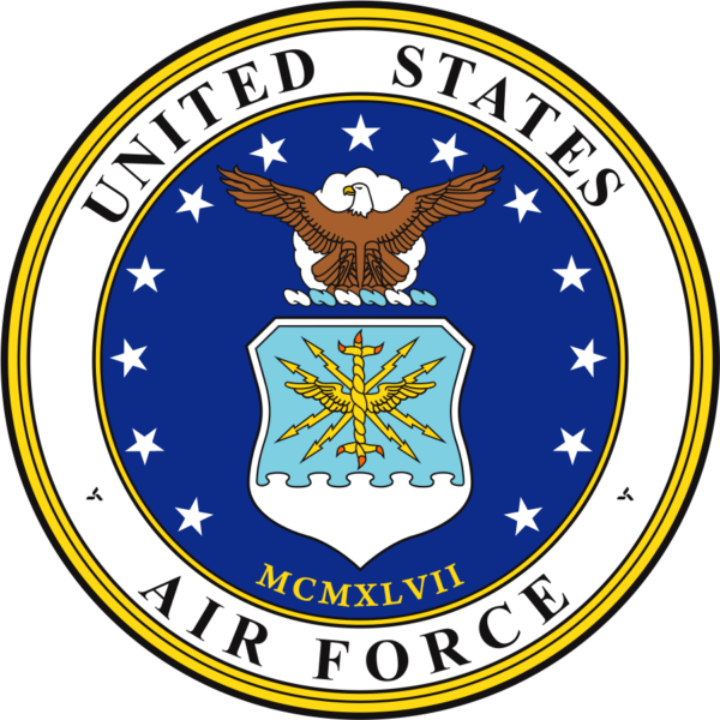 U.S. Military Branch Emblem, Name and Rank - Personalized Candle