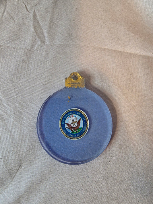 US Navy Emblem Christmas Ornament