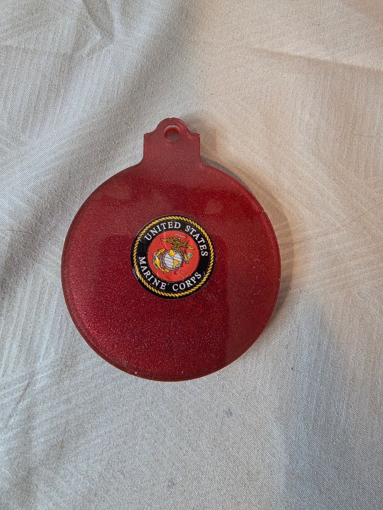 US Marine Corps Emblem Christmas Ornament