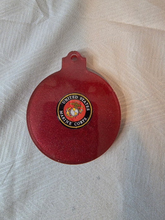 US Marine Corps Emblem Christmas Ornament