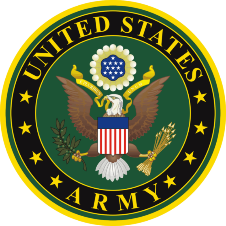 U.S. Military Branch Emblem, Name and Rank - Personalized Candle