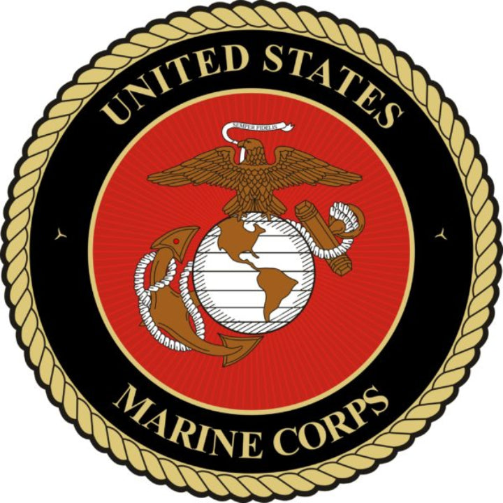 U.S. Military Branch Emblem, Name and Rank - Personalized Candle